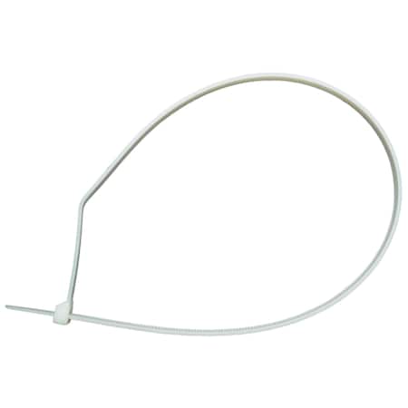 Midwest Fastener Cable Tie, 24 in L, Natural, Nylon, 175 lb Strength, 50 PK 08037